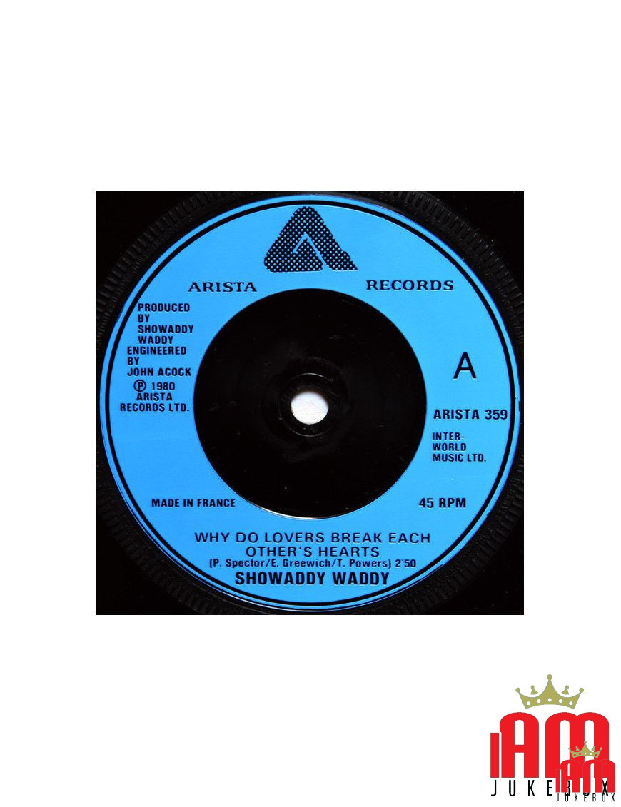 Pourquoi les amoureux se brisent-ils le cœur ? [Showaddywaddy] - Vinyle 7", 45 tours, single [product.brand] 1 - Shop I'm Jukebo