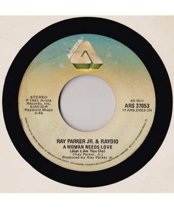 A Woman Needs Love (Just Like You Do)  [Raydio] - Vinyl 7", 45 RPM, Stereo