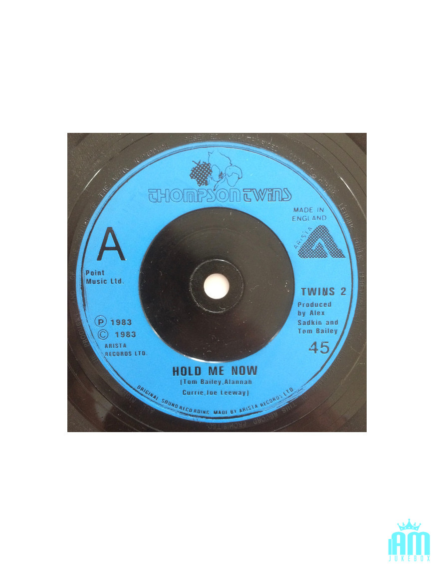 Hold Me Now [Thompson Twins] – Vinyl 7", 45 RPM, Single [product.brand] 1 - Shop I'm Jukebox 