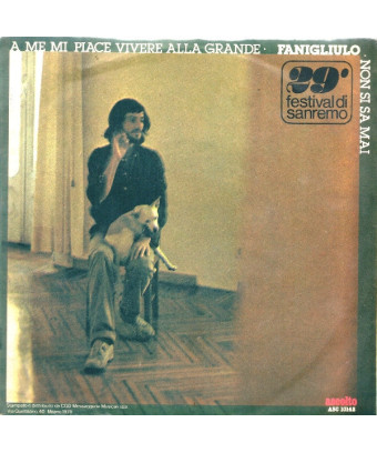 A Me Mi Piace Vivere Alla Grande   Non Si Sa Mai [Franco Fanigliulo] - Vinyl 7", 45 RPM, Stereo