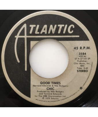 Good Times [Chic] - Vinyl 7", 45 RPM, Single [product.brand] 1 - Shop I'm Jukebox 