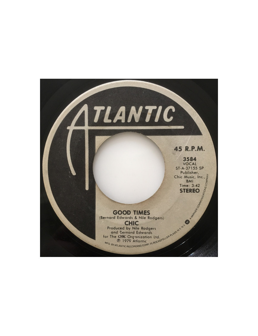 Good Times [Chic] – Vinyl 7", 45 RPM, Single [product.brand] 1 - Shop I'm Jukebox 