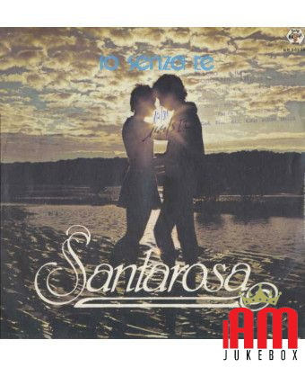 Io Senza Te [Santarosa] - Vinyl 7", 45 RPM [product.brand] 1 - Shop I'm Jukebox 