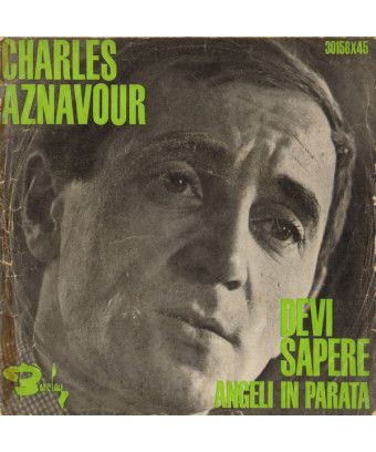 Tu dois savoir [Charles Aznavour] - Vinyle 7", 45 TR/MIN [product.brand] 1 - Shop I'm Jukebox 