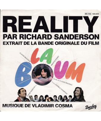 Réalité [Richard Sanderson] - Vinyle 7", Single, 45 RPM