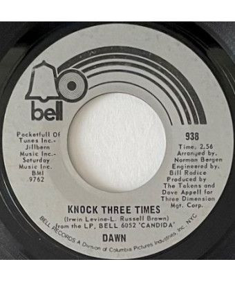 Knock Three Times Home [Dawn (5)] - Vinyl 7", 45 RPM, Single, Styrene [product.brand] 1 - Shop I'm Jukebox 