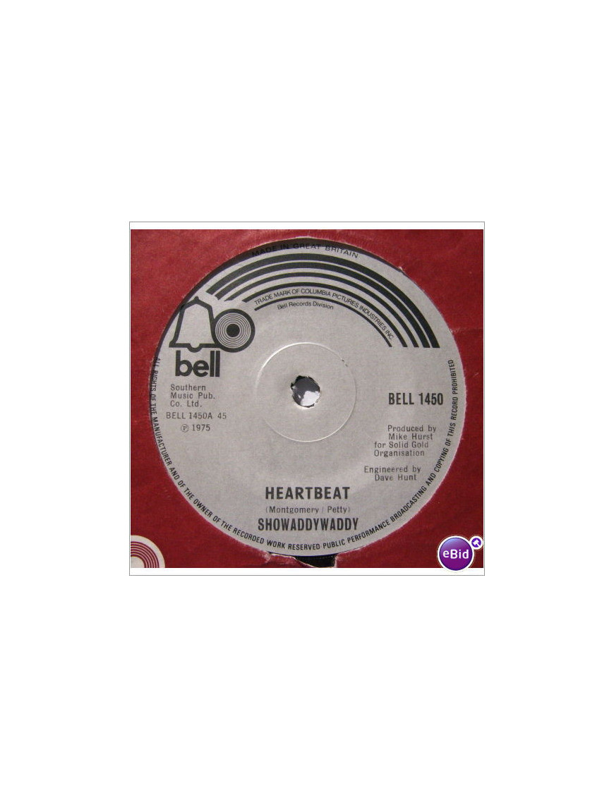 Heartbeat [Showaddywaddy] - Vinyl 7", 45 RPM, Single [product.brand] 1 - Shop I'm Jukebox 