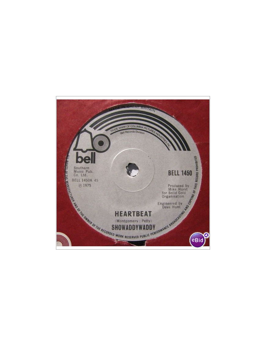 Heartbeat [Showaddywaddy] – Vinyl 7", 45 RPM, Single [product.brand] 1 - Shop I'm Jukebox 