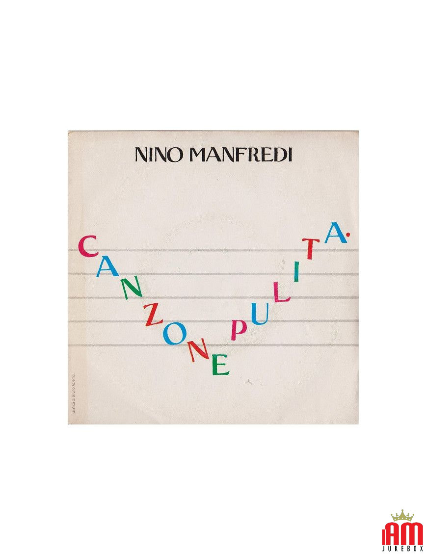 Canzone Pulita [Nino Manfredi] - Vinyle 7", 45 tours [product.brand] 1 - Shop I'm Jukebox 