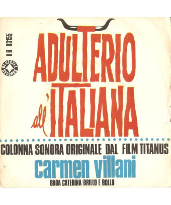 Bada Caterina Brillo E Bollo [Carmen Villani] - Vinyl 7", 45 RPM [product.brand] 1 - Shop I'm Jukebox 