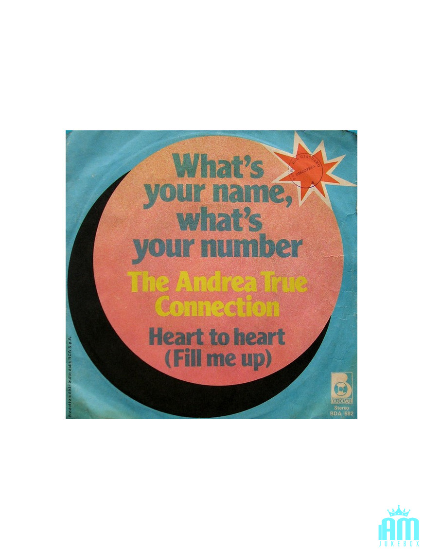 Quel est votre nom, quel est votre numéro [Andrea True Connection] - Vinyle 7", 45 tr/min, stéréo [product.brand] 1 - Shop I'm J