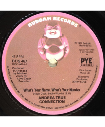 Quel est ton nom, quel est ton numéro [Andrea True Connection] - Vinyle 7", 45 tr/min, Single [product.brand] 1 - Shop I'm Jukeb
