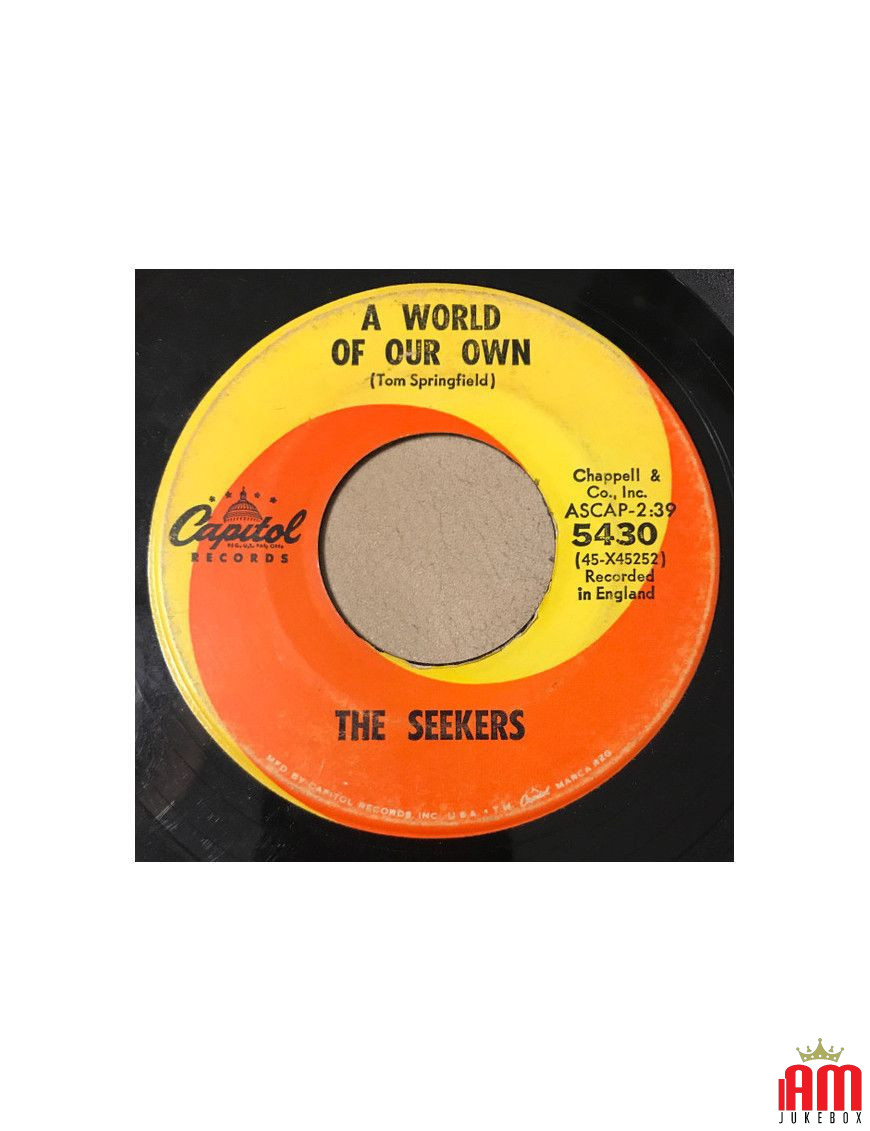 Eine eigene Welt [The Seekers] – Vinyl 7", 45 RPM, Single, Mono [product.brand] 1 - Shop I'm Jukebox 