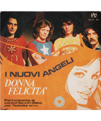 Donna Felicità [I Nuovi Angeli] - Vinyl 7", 45 RPM, Stereo [product.brand] 1 - Shop I'm Jukebox 