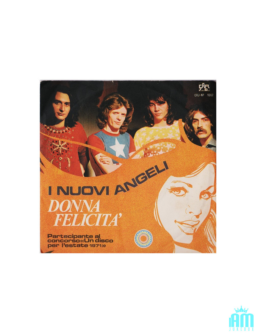 Donna Felicità [I Nuovi Angeli] – Vinyl 7", 45 RPM, Stereo [product.brand] 1 - Shop I'm Jukebox 