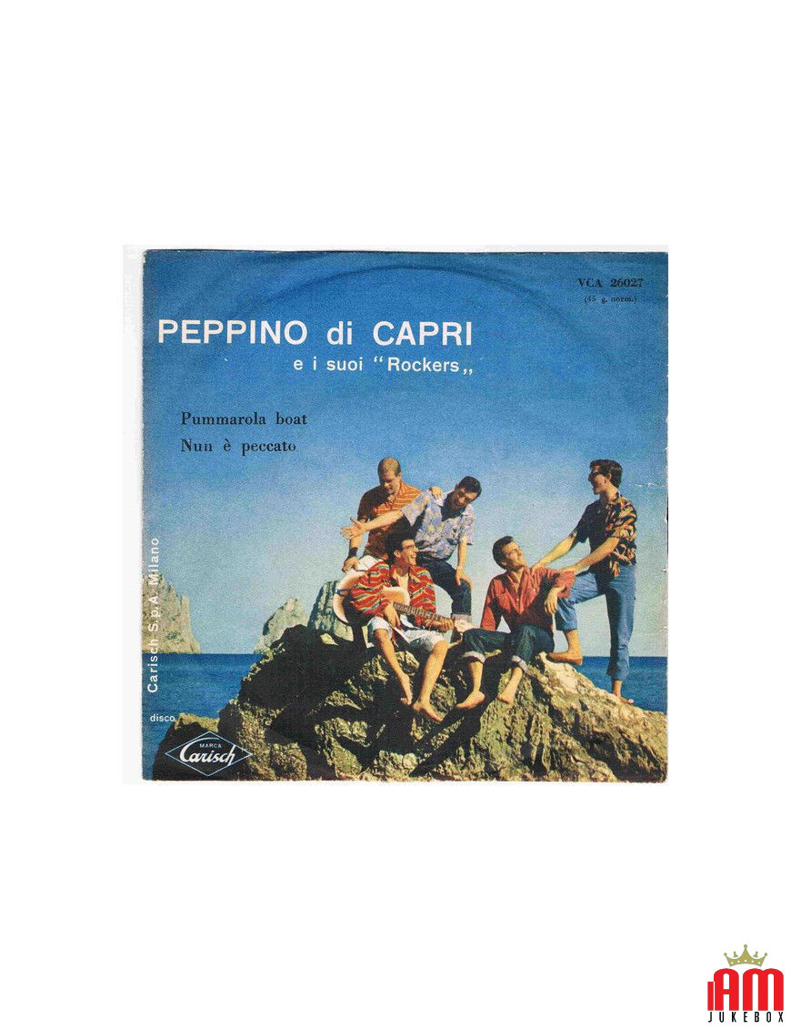 Pummarola Boat Nun È Peccato [Peppino Di Capri E I Suoi Rockers] - Vinyl 7", 45 RPM, Single [product.brand] 1 - Shop I'm Jukebox