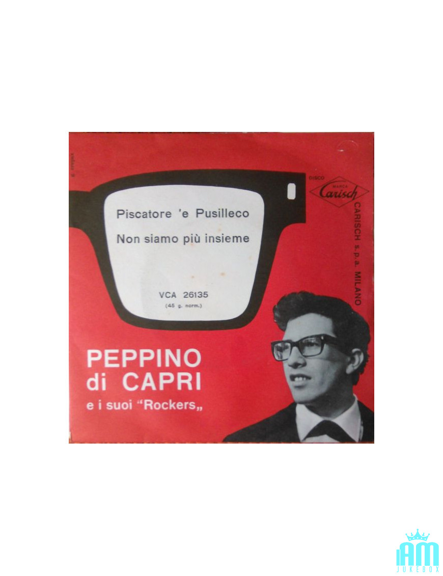 Piscatore 'E Pusilleco We Are No Longer Together [Peppino Di Capri EI Suoi Rockers] – Vinyl 7", 45 RPM [product.brand] 1 - Shop 