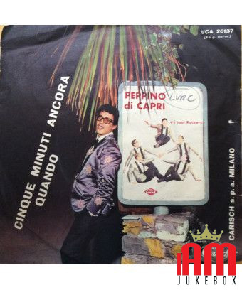 Five Minutes Again [Peppino Di Capri] – Vinyl 7", 45 RPM [product.brand] 1 - Shop I'm Jukebox 