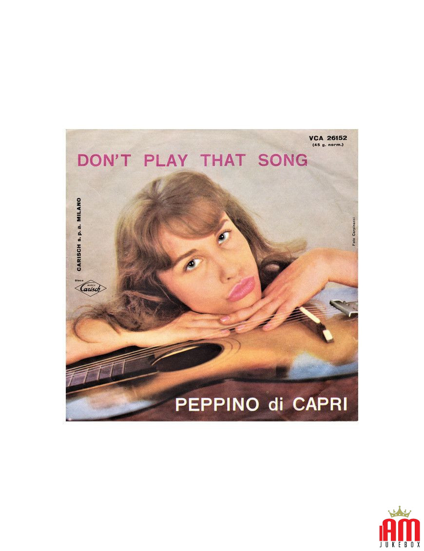 Don't Play That Song Addio Mondo Crudele [Peppino Di Capri E I Suoi Rockers] - Vinyl 7", 45 RPM [product.brand] 1 - Shop I'm Juk