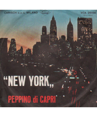 ?New York? [Peppino Di Capri] – Vinyl 7", 45 RPM [product.brand] 1 - Shop I'm Jukebox 