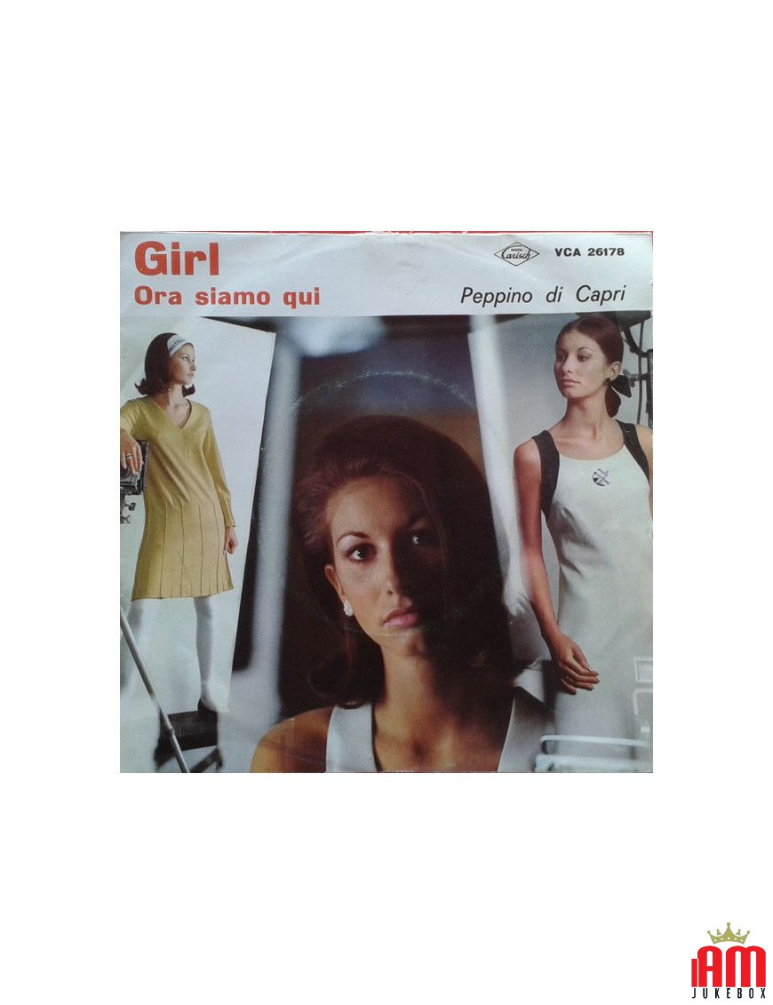 Girl Now We Are Here [Peppino Di Capri EI Suoi Rockers] - Vinyl 7", 45 RPM [product.brand] 1 - Shop I'm Jukebox 