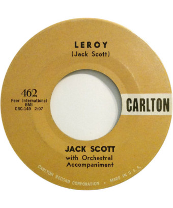 Leroy My True Love [Jack Scott] – Vinyl 7", 45 RPM, Single [product.brand] 1 - Shop I'm Jukebox 