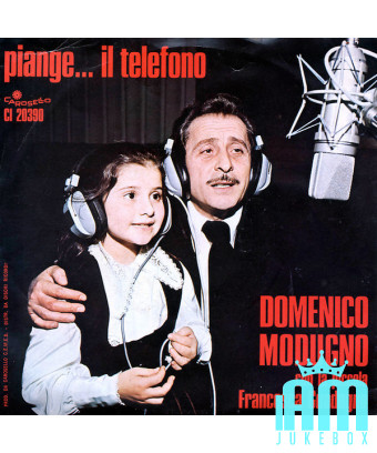 Cries...The Telephone [Domenico Modugno] – Vinyl 7", 45 RPM [product.brand] 1 - Shop I'm Jukebox 
