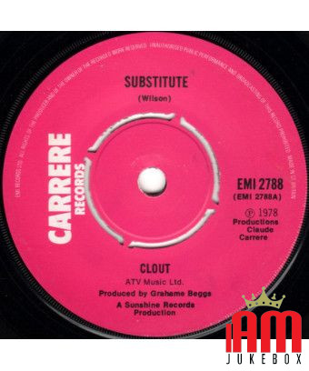 Substitute [Clout] - Vinyle 7", 45 tours, Single [product.brand] 1 - Shop I'm Jukebox 