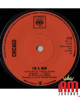 Je suis un homme [Chicago (2)] - Vinyl 7", 45 tours, Single [product.brand] 1 - Shop I'm Jukebox 