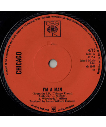 I'm A Man [Chicago (2)] – Vinyl 7", 45 RPM, Single [product.brand] 1 - Shop I'm Jukebox 