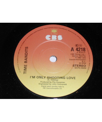 Je ne fais que tirer sur l'amour [Time Bandits] - Vinyl 7", 45 RPM, Single [product.brand] 1 - Shop I'm Jukebox 