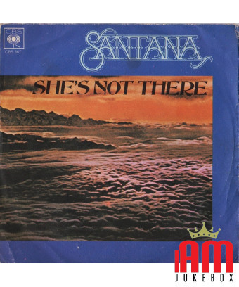 Elle n'est pas là [Santana] - Vinyle 7", 45 tours