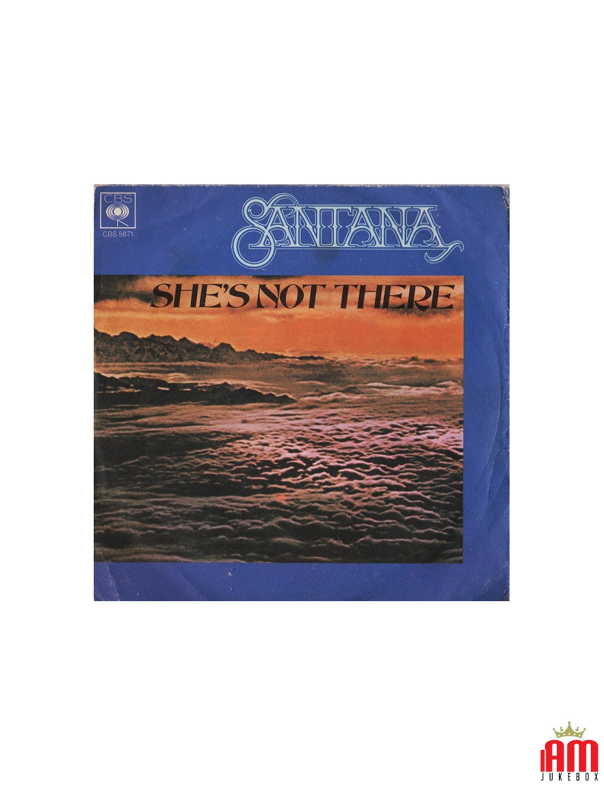 Elle n'est pas là [Santana] - Vinyle 7", 45 tours
