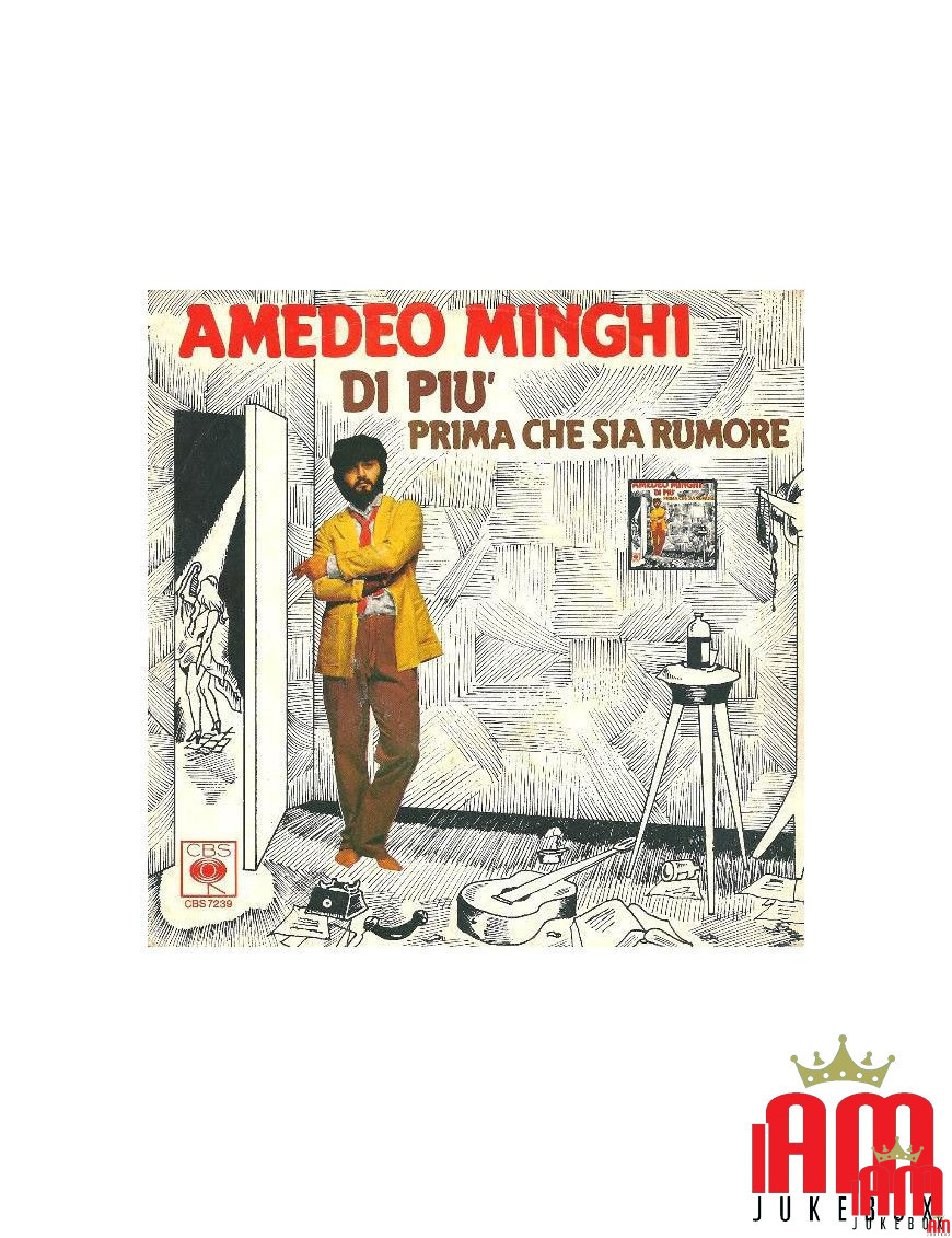 Di Più Prima Che Sia Rumore [Amedeo Minghi] - Vinyl 7", 45 RPM [product.brand] 1 - Shop I'm Jukebox 