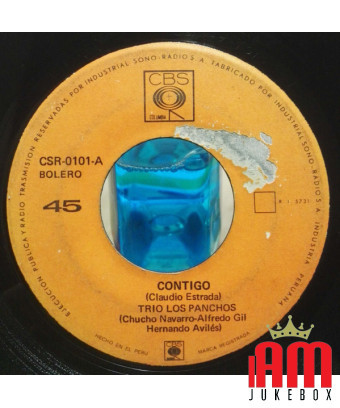 Contigo Una Copa Mas [Trio Los Panchos] – Vinyl 7", 45 RPM, Single