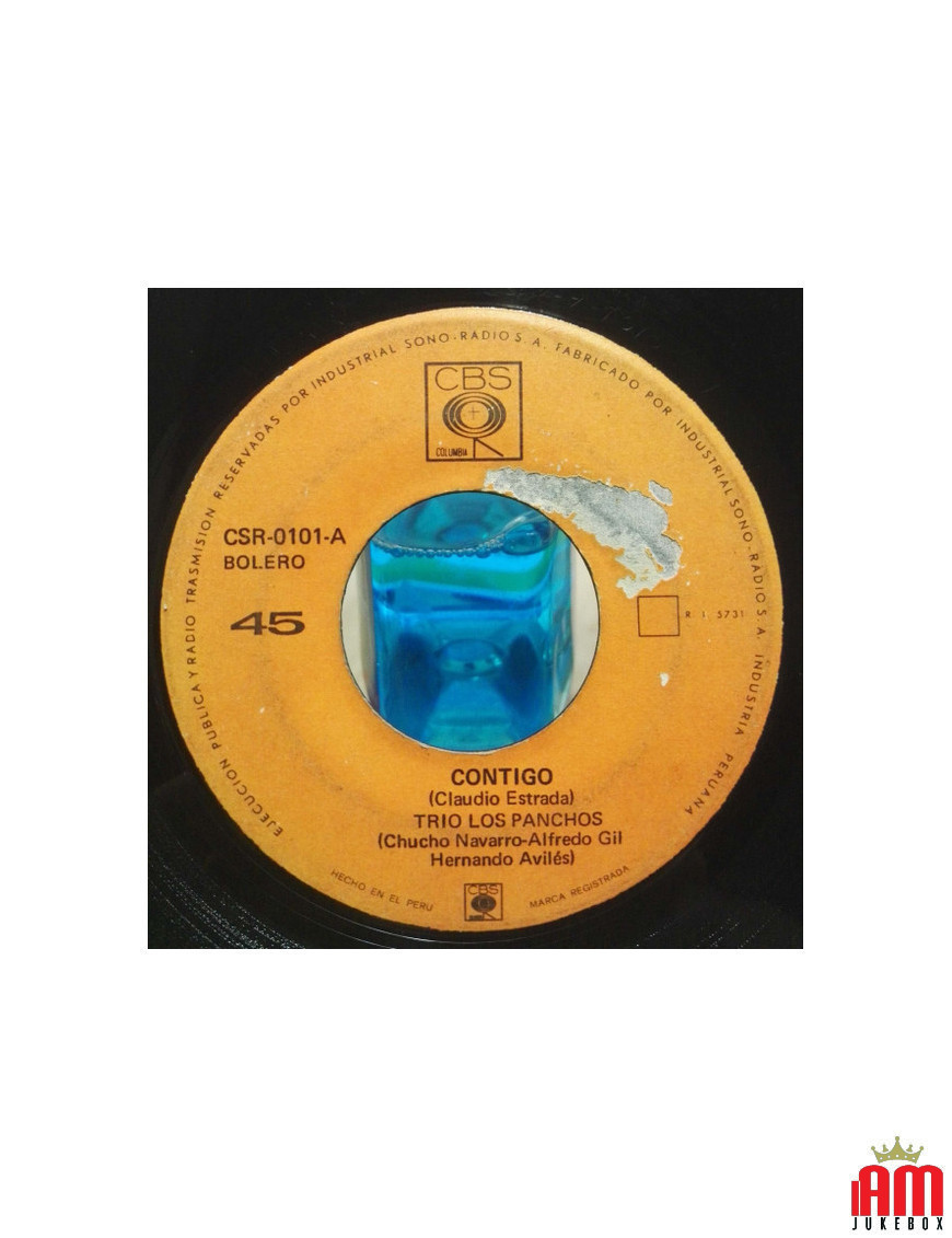 Contigo Una Copa Mas [Trio Los Panchos] - Vinyl 7", 45 RPM, Single