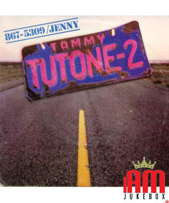 867-5309 Jenny [Tommy Tutone] - Vinyle 7", 45 tr/min, simple, stéréo
