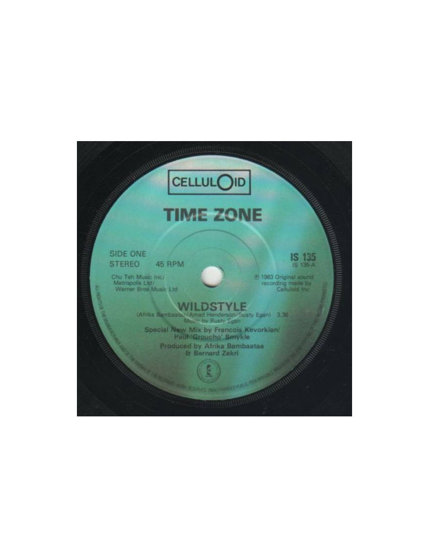 The Wildstyle [Time Zone] – Vinyl 7" [product.brand] 1 - Shop I'm Jukebox 