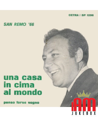 Una Casa In Cima Al Mondo [Claudio Villa] - Vinyl 7", 45 RPM [product.brand] 1 - Shop I'm Jukebox 