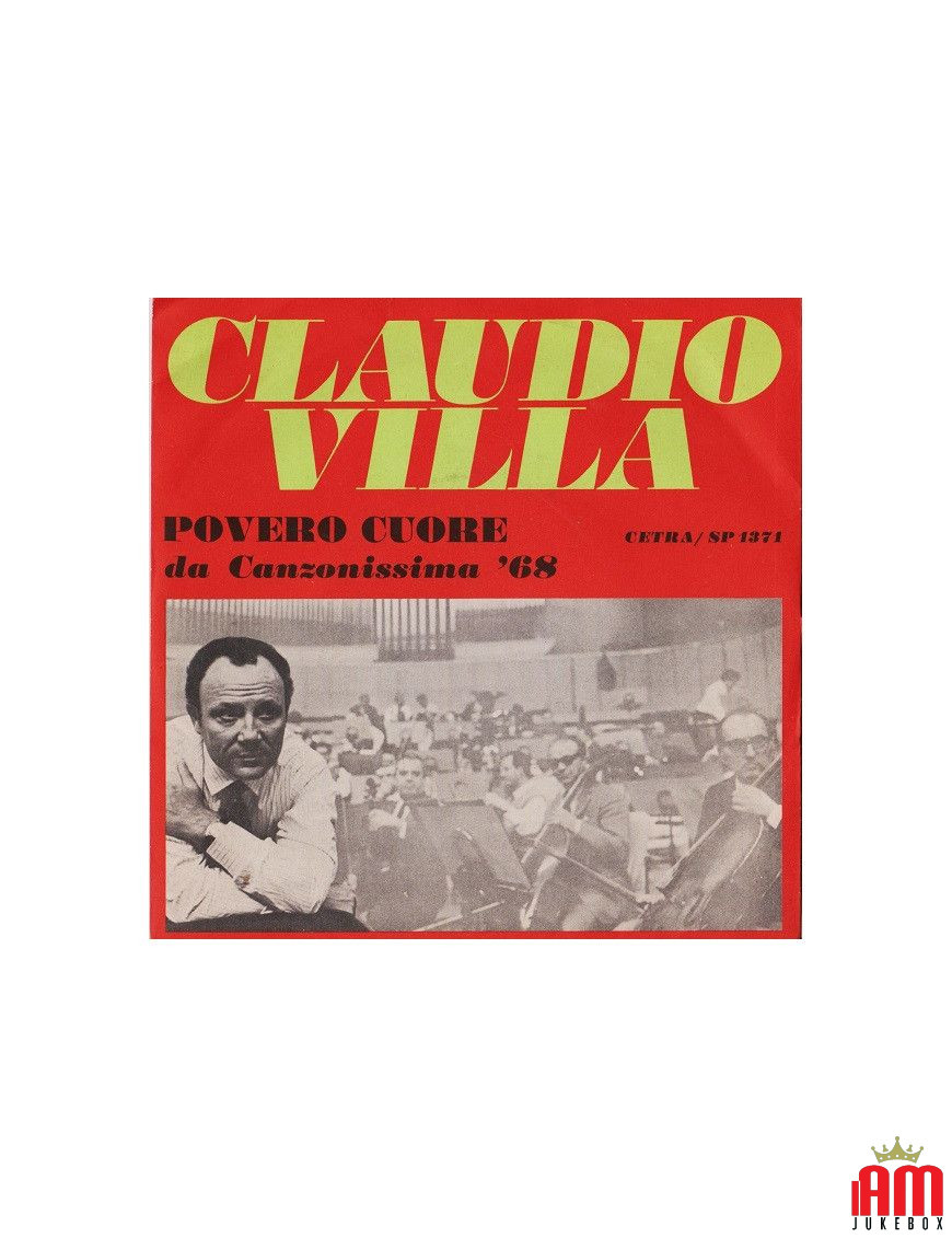 Poor Heart [Claudio Villa] – Vinyl 7", 45 RPM [product.brand] 1 - Shop I'm Jukebox 