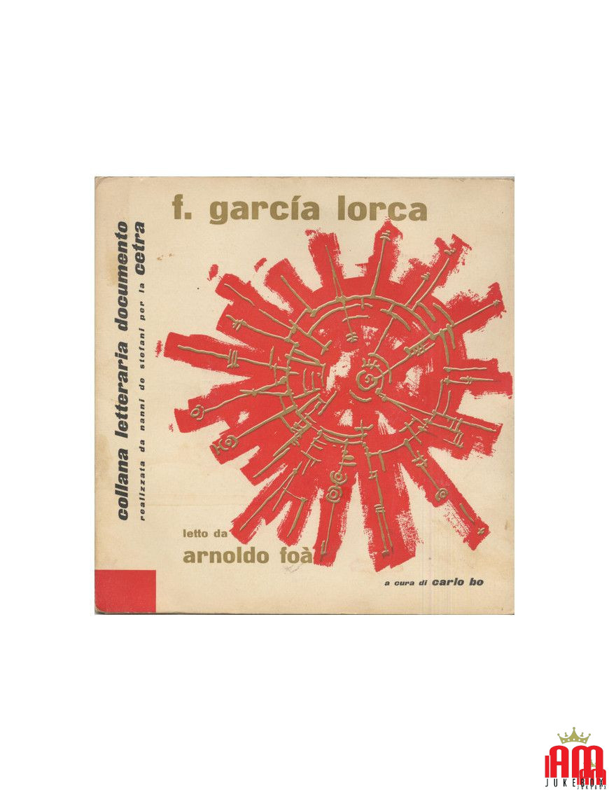 F. García Lorca, gelesen von Arnoldo Foà [Arnoldo Foà] – Vinyl 7", 33 ? RPM, EP [product.brand] 1 - Shop I'm Jukebox 