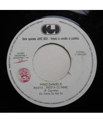 Resta...Resta Cu 'Mme' Bum Bum [Pino Daniele,...] - Vinyl 7", 45 RPM, Jukebox [product.brand] 1 - Shop I'm Jukebox 