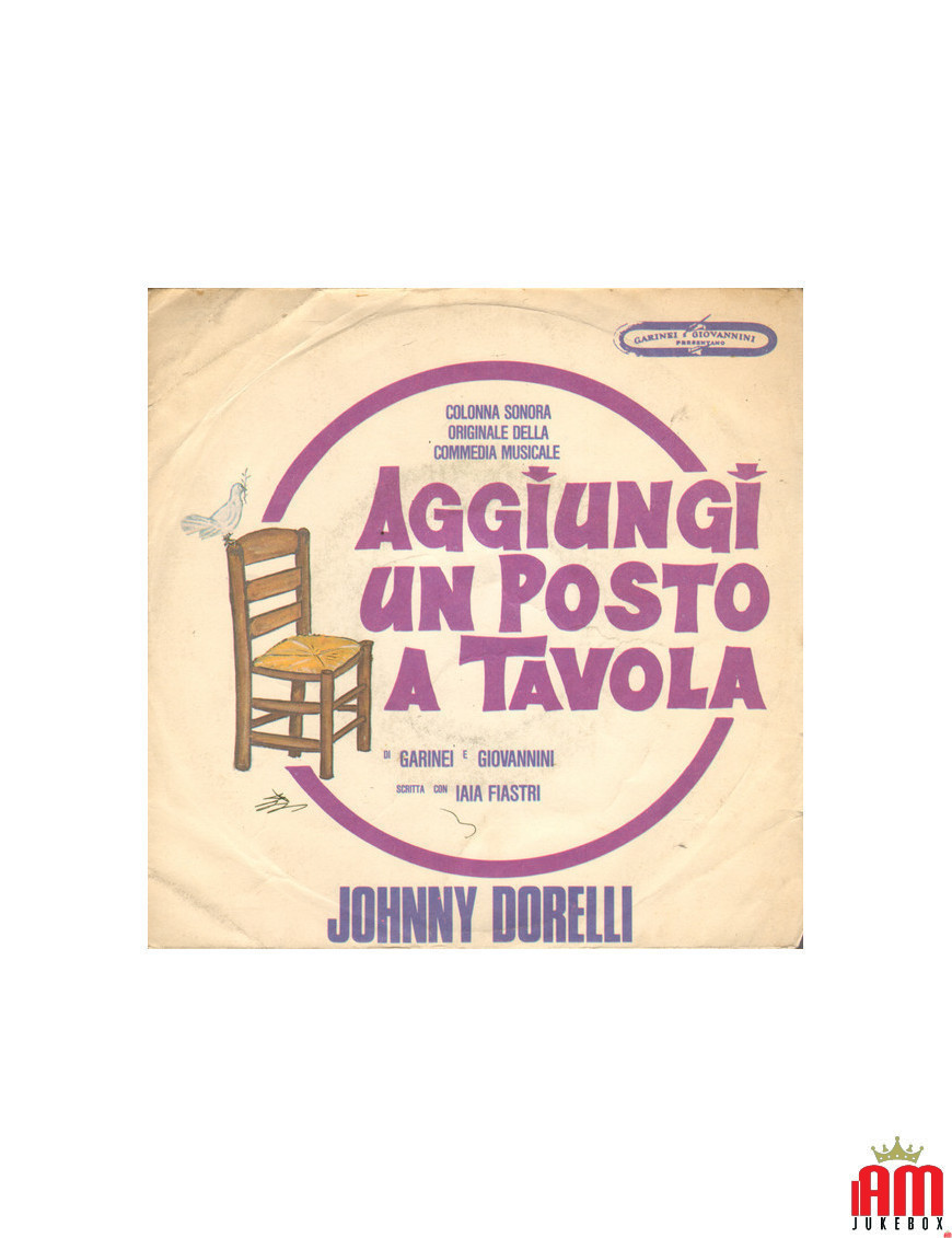 Ajoutez une place à la table [Johnny Dorelli] - Vinyl 7", 45 RPM [product.brand] 1 - Shop I'm Jukebox 