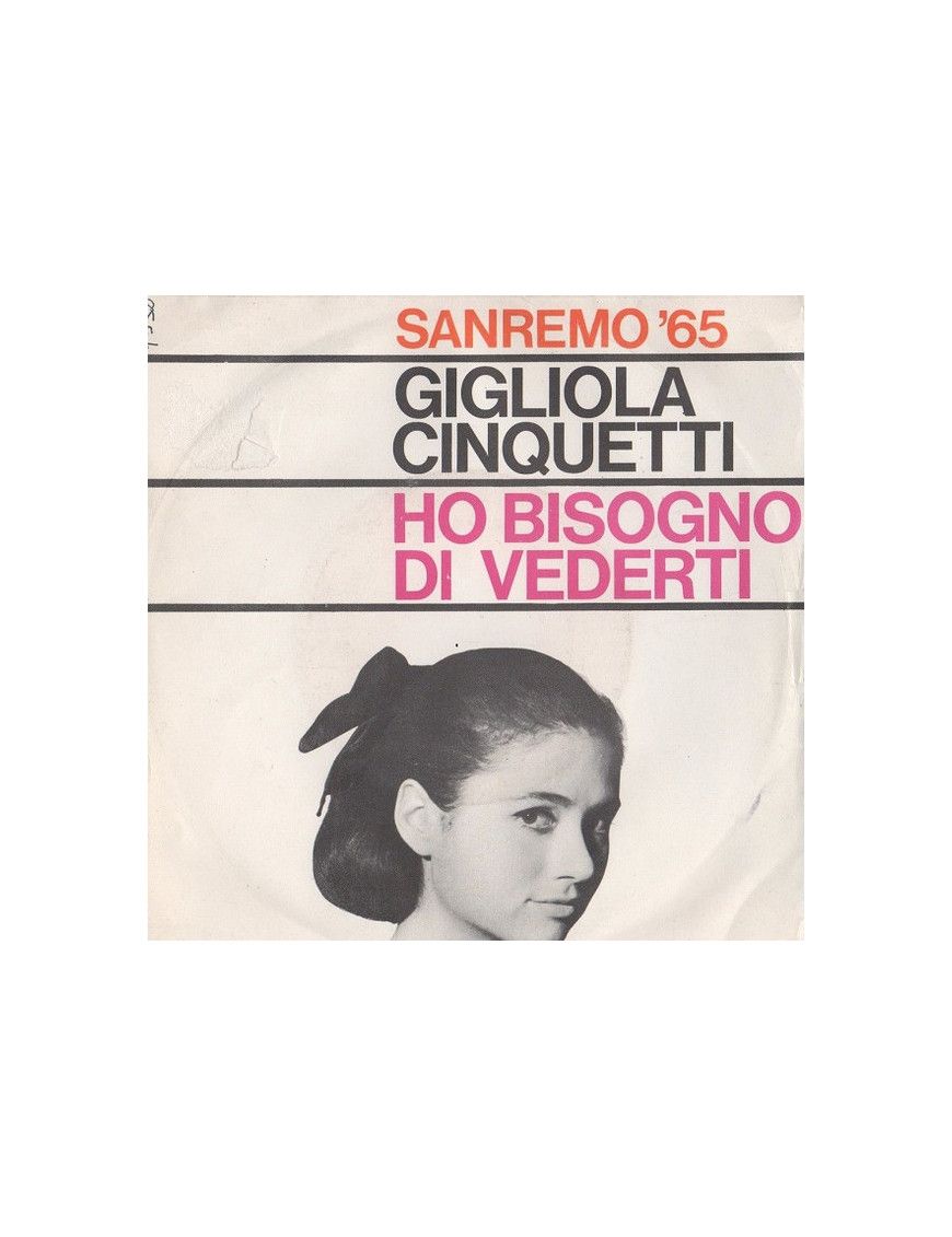 I Need to See You [Gigliola Cinquetti] - Vinyl 7", 45 RPM [product.brand] 1 - Shop I'm Jukebox 