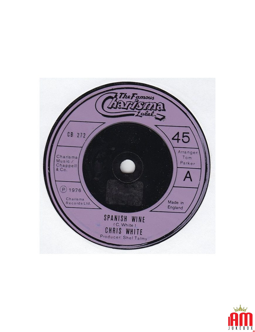 Spanish Wine [Chris White (4)] - Vinyl 7", 45 RPM, Single [product.brand] 1 - Shop I'm Jukebox 