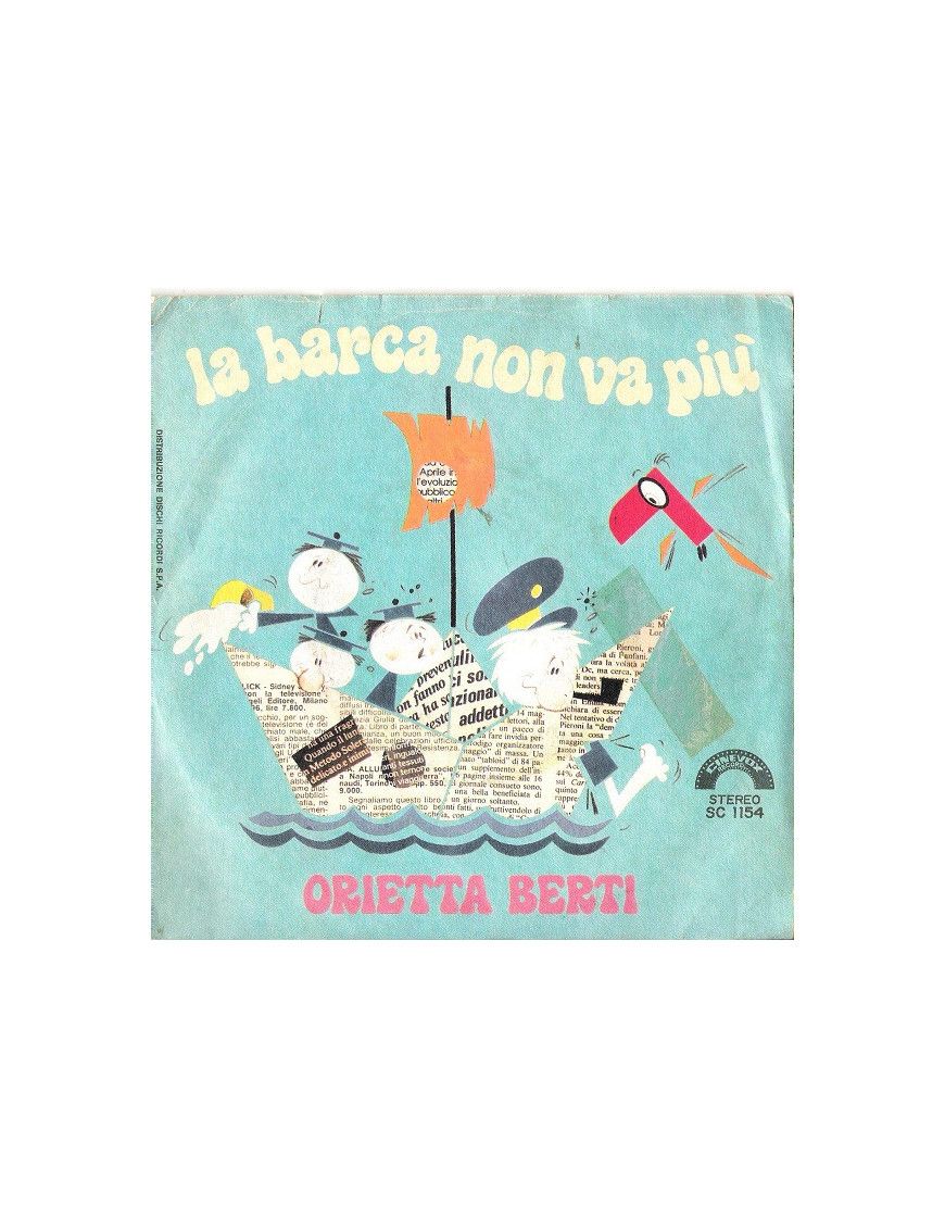 Le bateau ne va plus [Orietta Berti] - Vinyle 7", 45 tr/min, stéréo [product.brand] 1 - Shop I'm Jukebox 