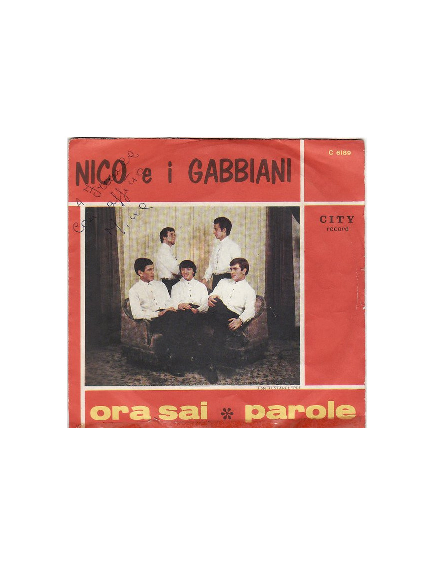 Ora Sai   Parole [Nico E I Gabbiani] - Vinyl 7", 45 RPM