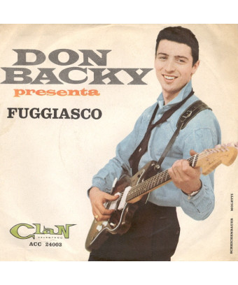 Fugitive [Don Backy] – Vinyl 7", 45 RPM [product.brand] 1 - Shop I'm Jukebox 