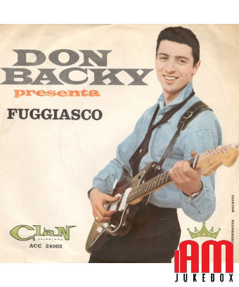 Fugitif [Don Backy] - Vinyle 7", 45 tours [product.brand] 1 - Shop I'm Jukebox 