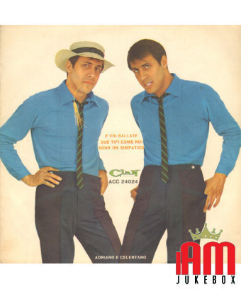 Et tu danses deux gars comme si nous étions gentils [Adriano Celentano] - Vinyle 7", 45 tr/min [product.brand] 1 - Shop I'm Juke